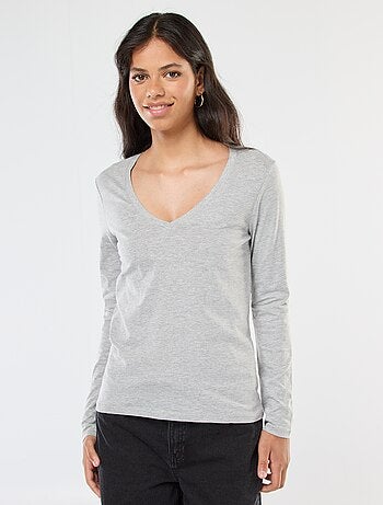 T-shirt scollo a V