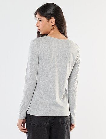 T-shirt scollo a V