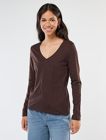 T-shirt scollo a V