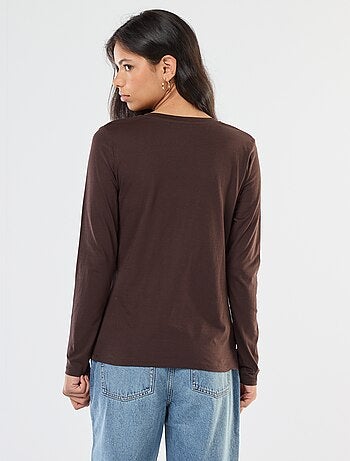 T-shirt scollo a V