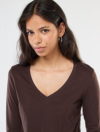 T-shirt scollo a V