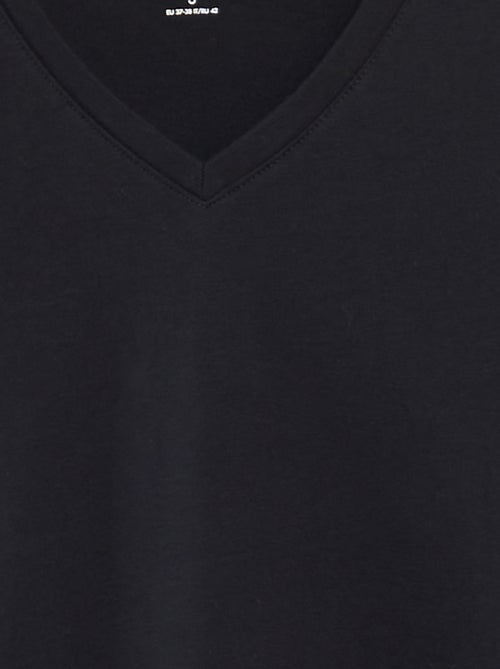 T-shirt scollo a V - Kiabi