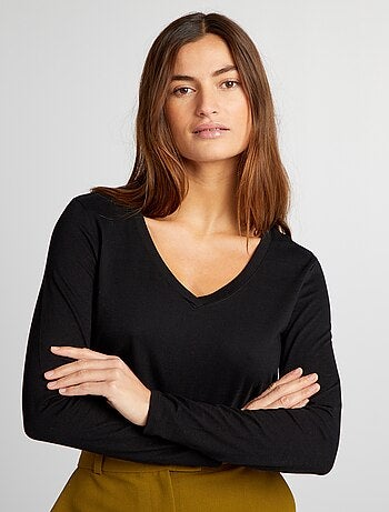 T-shirt scollo a V
