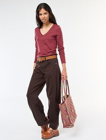 T-shirt scollo a V