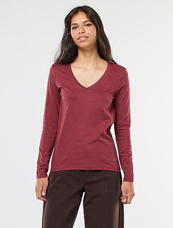 T-shirt scollo a V