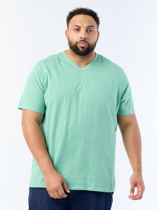 T-shirt scollo a V - Kiabi T-shirt scollo a V - Kiabi