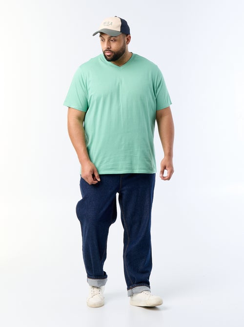 T-shirt scollo a V - Kiabi T-shirt scollo a V - Kiabi