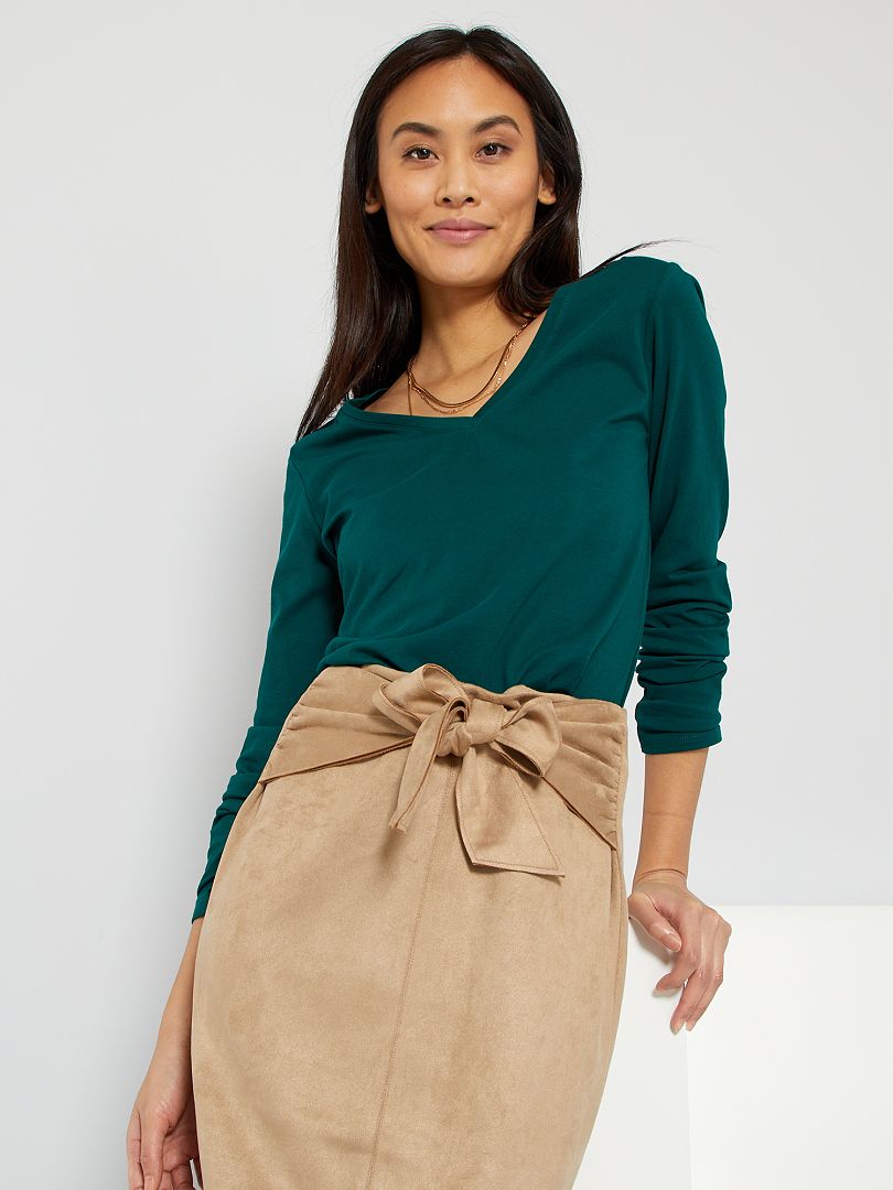 T-shirt donna con scollo a V Lee - Lifestyle - T-Shirts - Donna