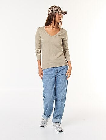 T-shirt scollo a V