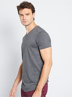 T-shirt scollo tondo +190 cm - Kiabi