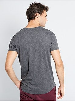 T-shirt scollo tondo +190 cm - Kiabi