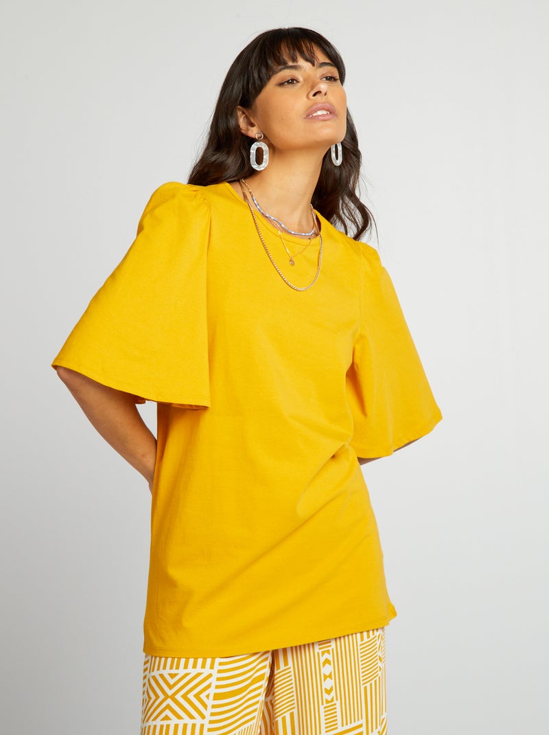 T-shirt A Maniche Corte PW2 Alta Visibilit&agrave; / S / Giallo/Nero | Leroy