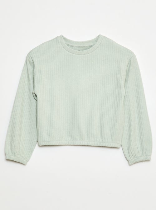 T-shirt scollo tondo - Kiabi