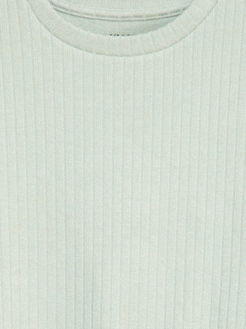 T-shirt scollo tondo - Kiabi