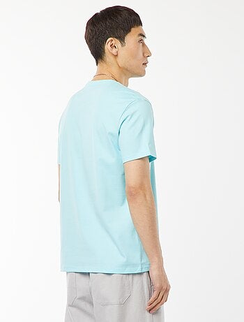 T-shirt scollo tondo in cotone