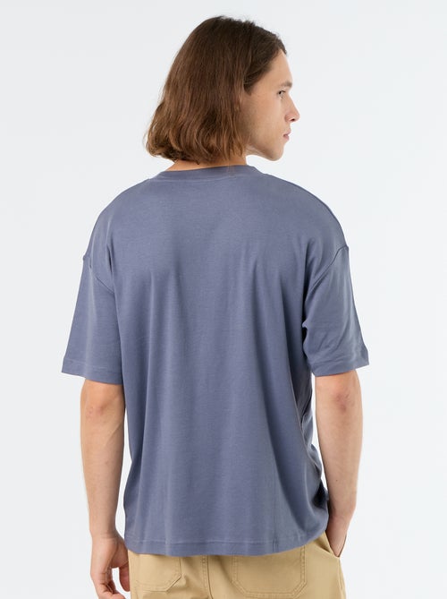 T-shirt scollo tondo in cotone - Kiabi T-shirt scollo tondo in cotone - Kiabi