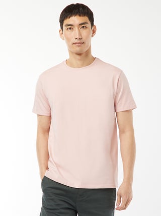 T-shirt scollo tondo in cotone