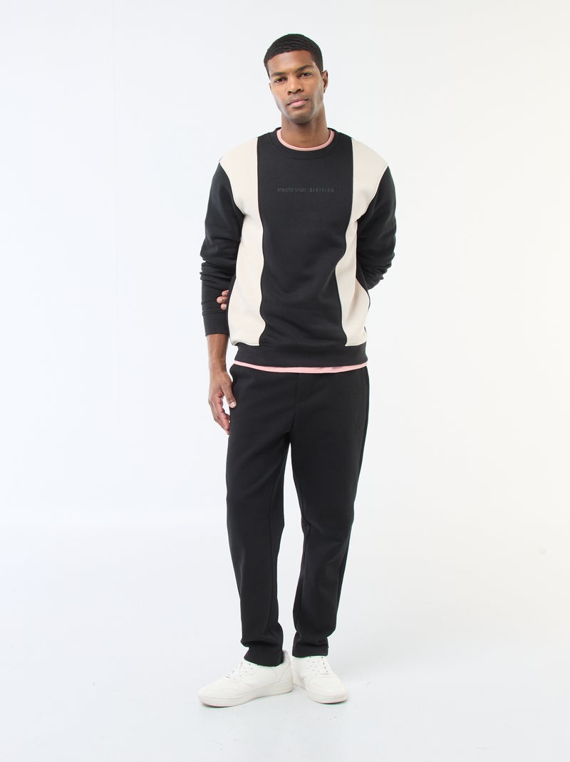 T-shirt scollo tondo in cotone Rosa - Kiabi
