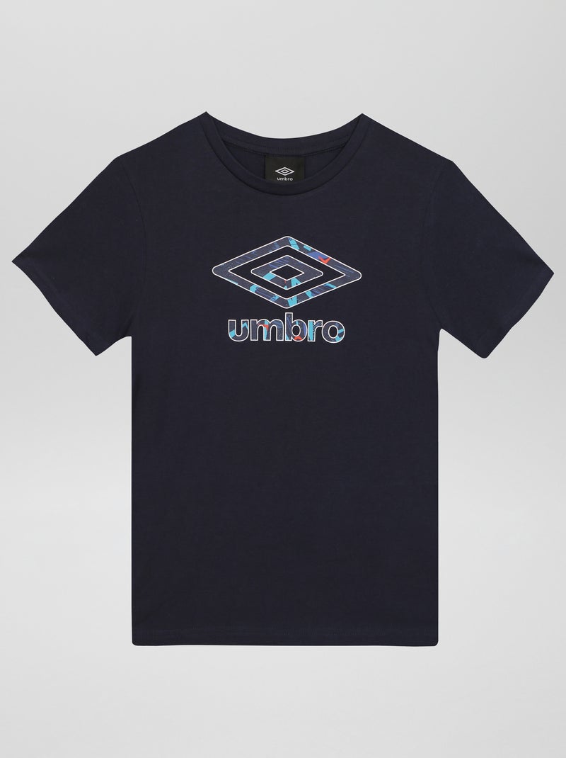 T-shirt scollo tondo 'Umbro' BLU - Kiabi