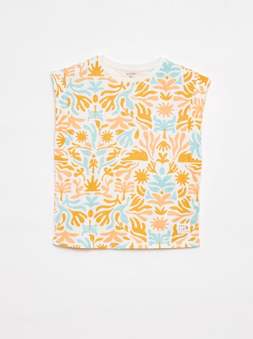 T-shirt senza maniche  - Graphik Edition - Kiabi