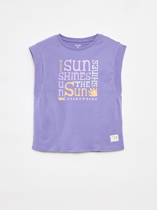 T-shirt senza maniche  - Graphik Edition - Kiabi