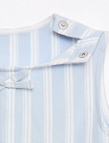 T-shirt senza maniche con nodi fantasia - collezione facile da indossare