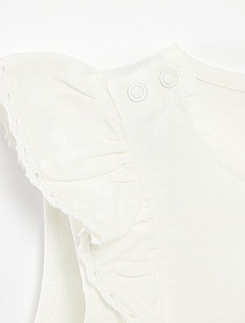 T-shirt smanicato con volant - So Easy