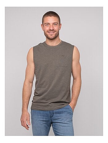 T-shirt senza maniche cotone NEGABINO