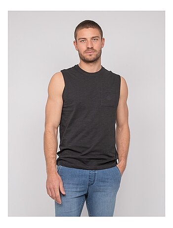 T-shirt senza maniche cotone NEGABINO