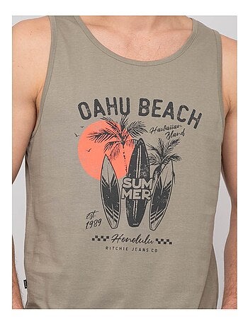 T-shirt senza maniche cotone NINATION