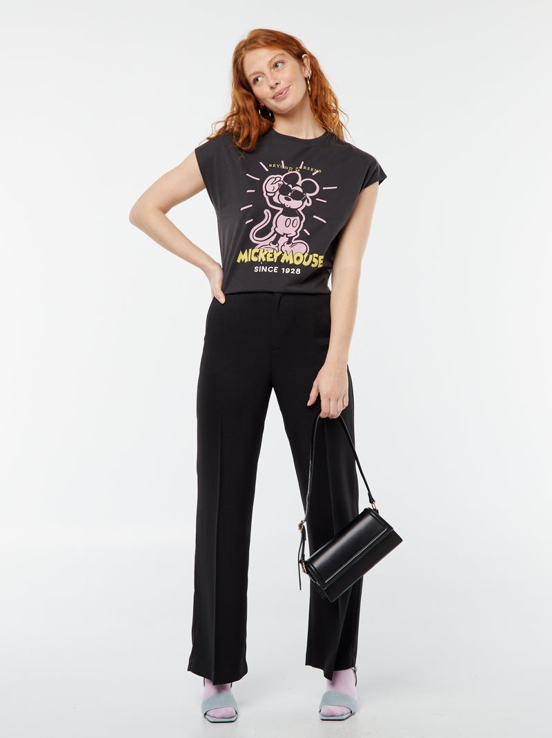 T-shirt senza maniche 'Disney' NERO - Kiabi