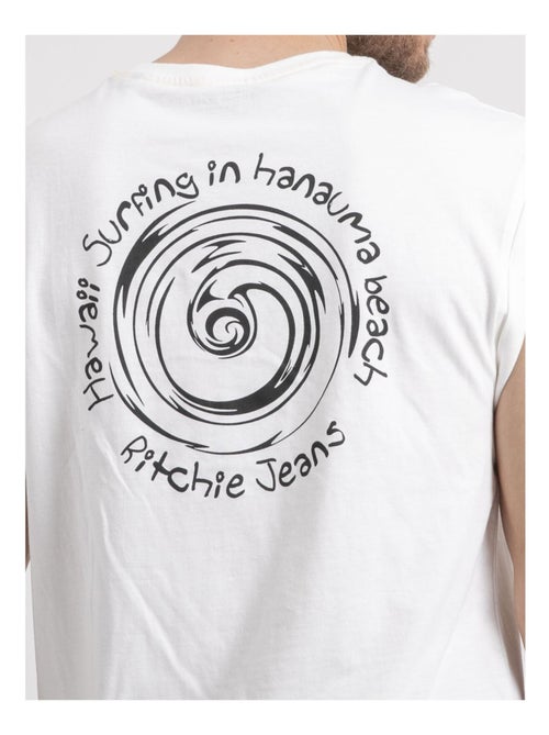 T-shirt senza maniche girocollo puro cotone NEGAK - Kiabi