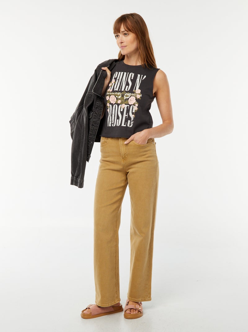 T-shirt senza maniche 'Guns N' Roses' NERO - Kiabi