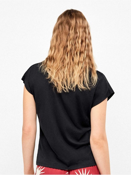 T-shirt senza maniche in colore blu - Kiabi