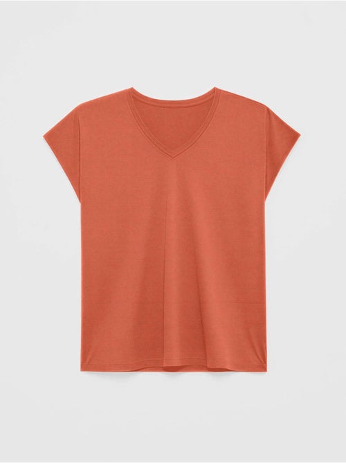 T-shirt senza maniche in colore blu - Kiabi