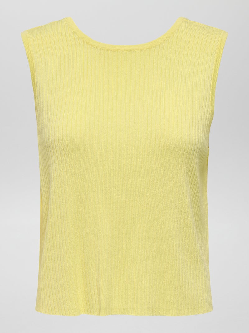 T-shirt senza maniche 'JDY' GIALLO - Kiabi