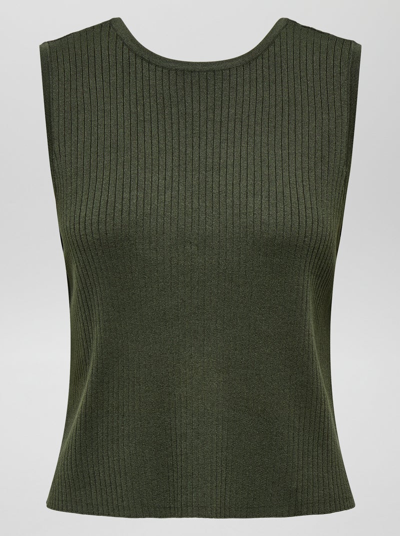 T-shirt senza maniche 'JDY' VERDE - Kiabi