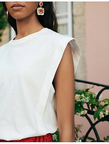 T-shirt senza maniche, MO Fashion