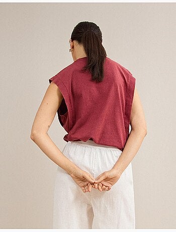 T-shirt senza maniche, MO Fashion