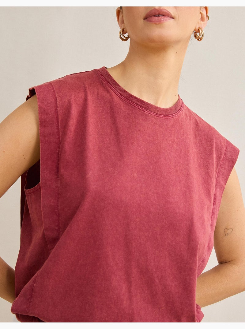 T-shirt senza maniche, MO Fashion Rosso - Kiabi