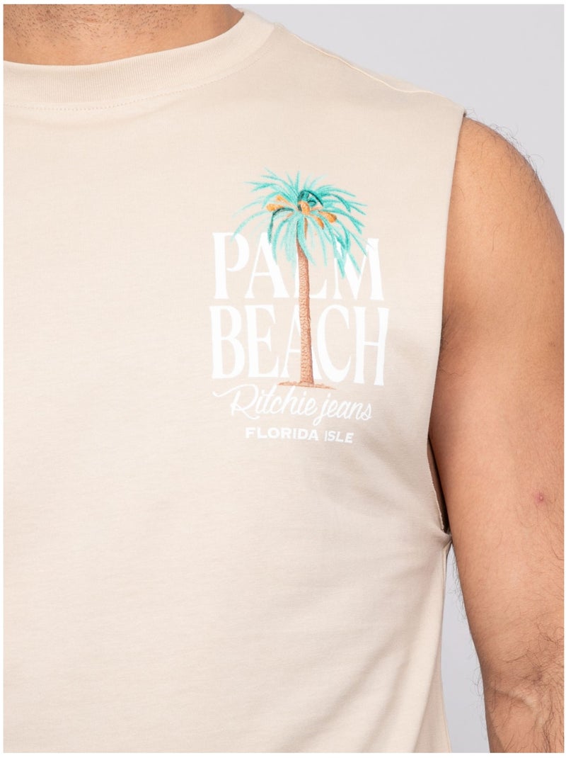 T-shirt senza maniche NALPATE Beige - Kiabi