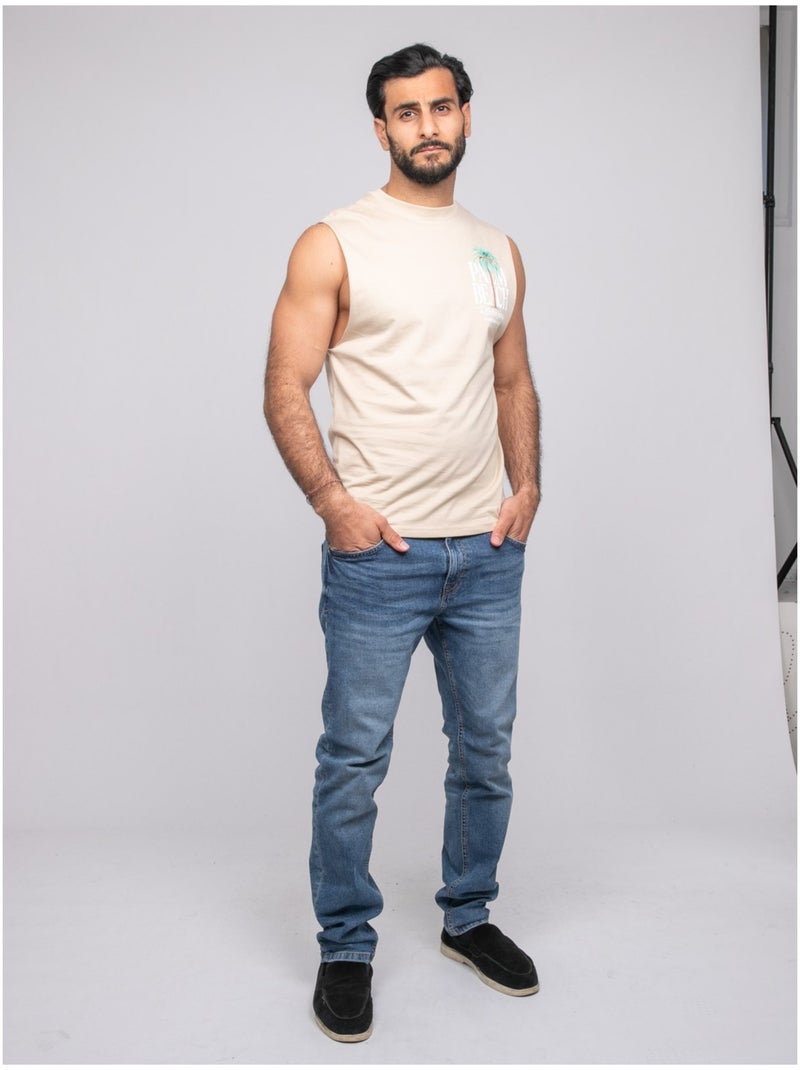 T-shirt senza maniche NALPATE Beige - Kiabi