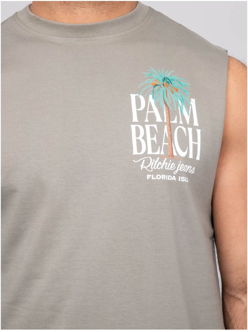 T-shirt senza maniche NALPATE Cachi - Kiabi