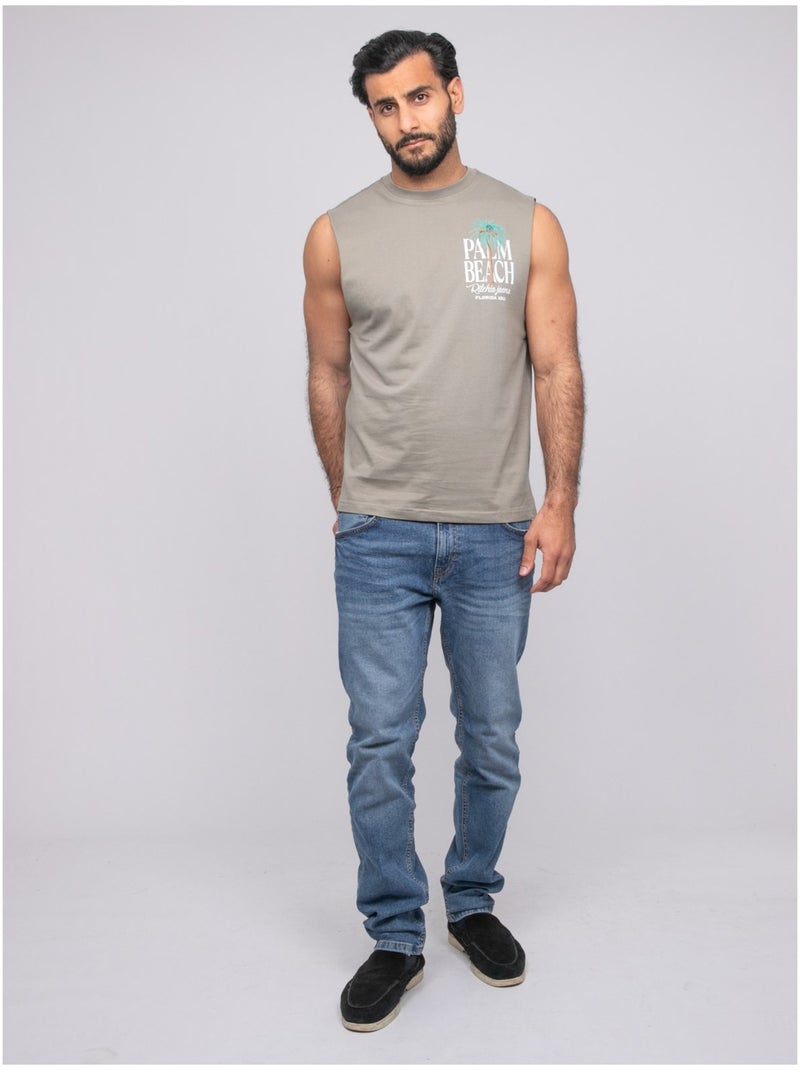 T-shirt senza maniche NALPATE Cachi - Kiabi