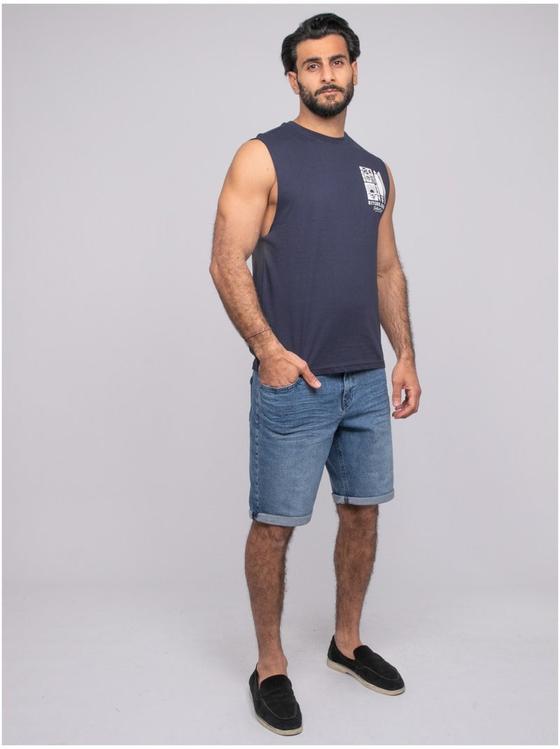 T-shirt senza maniche NIPOLYTE Blu marino - Kiabi