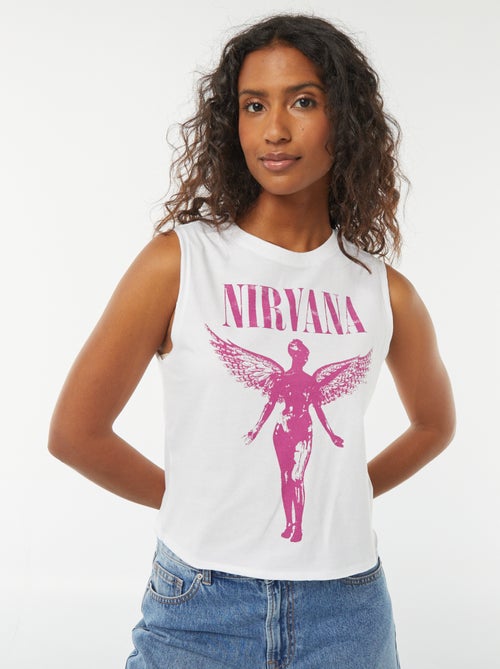 T-shirt senza maniche 'Nirvana' - Kiabi