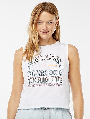 T-shirt senza maniche 'Pink Floyd'