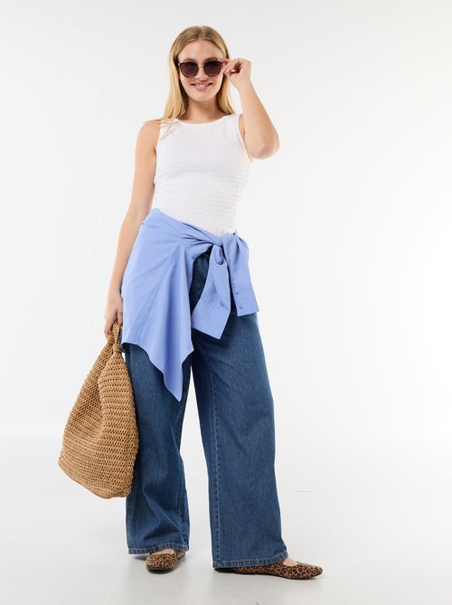 T-shirt senza maniche stretch - Kiabi