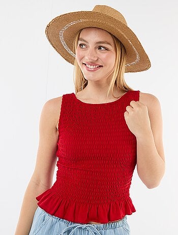 T-shirt senza maniche stretch