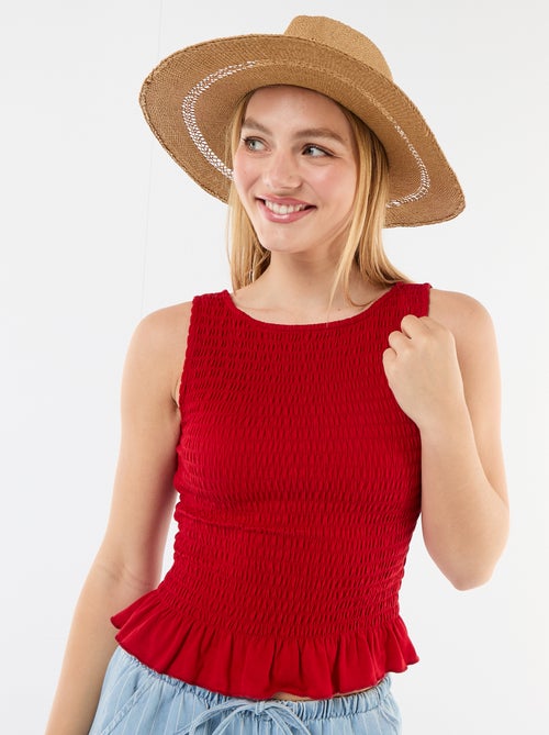 T-shirt senza maniche stretch - Kiabi